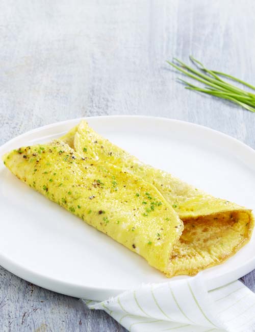 Omelette à la ciboulette Colruyt